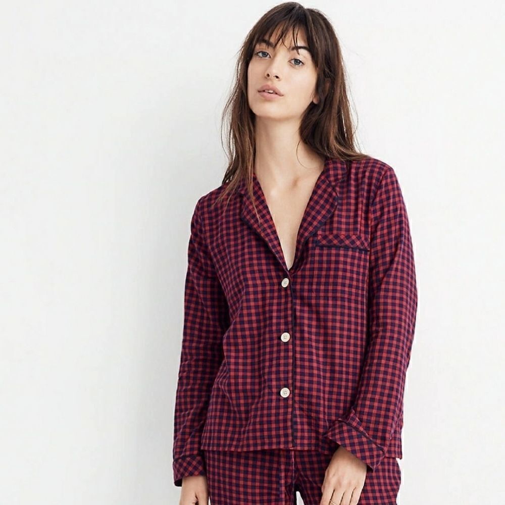 𝅺MADEWELL Long-Sleeve Pajama Top in …